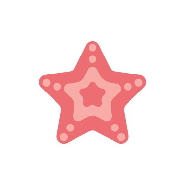 İzole edilmiş sahil hayvan vektör tasarımı