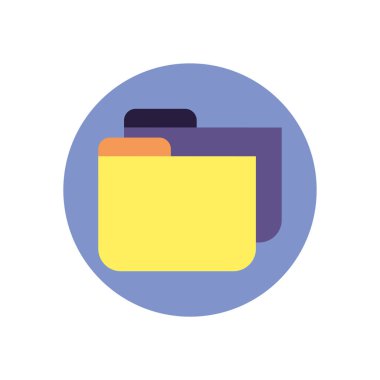 İzole edilmiş dosya simgesi vektör tasarımı