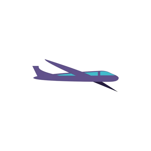 İzole edilmiş uçak simgesi vektör tasarımı — Stok Vektör