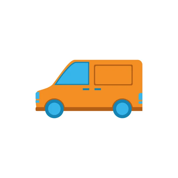 Design de vetor de caminhão de entrega isolado — Vetor de Stock