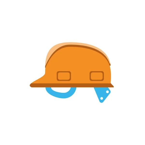 Projeto de vetor capacete de construção isolado — Vetor de Stock