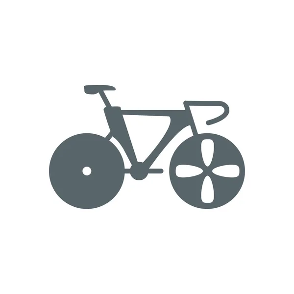 외진 자전거 아이콘 벡터 디자인 — 스톡 벡터