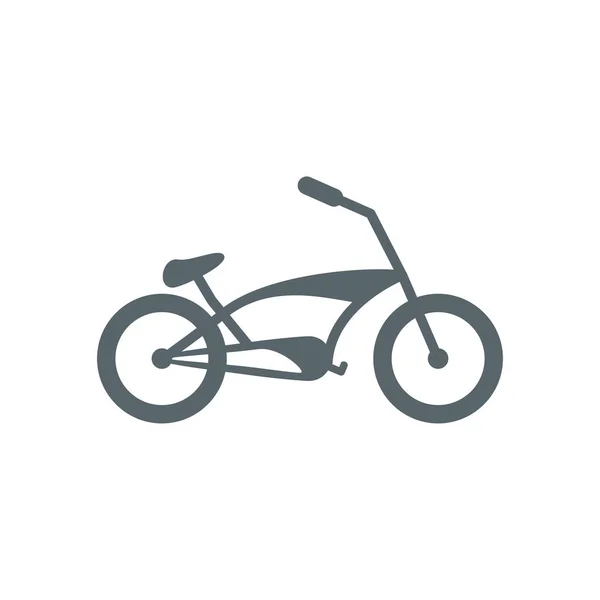 Icono de bicicleta aislada vector de diseño — Archivo Imágenes Vectoriales