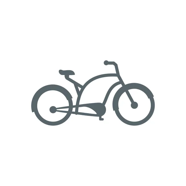 Icono de bicicleta aislada vector de diseño — Vector de stock