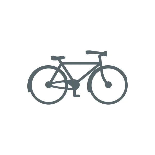 Изолированный вектор значка велосипеда — стоковый вектор