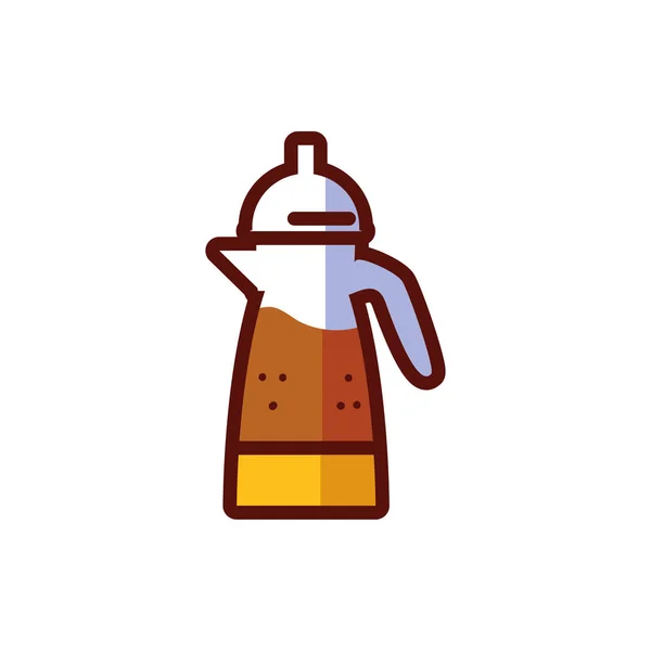Isolated coffee kettle vector design — 스톡 벡터