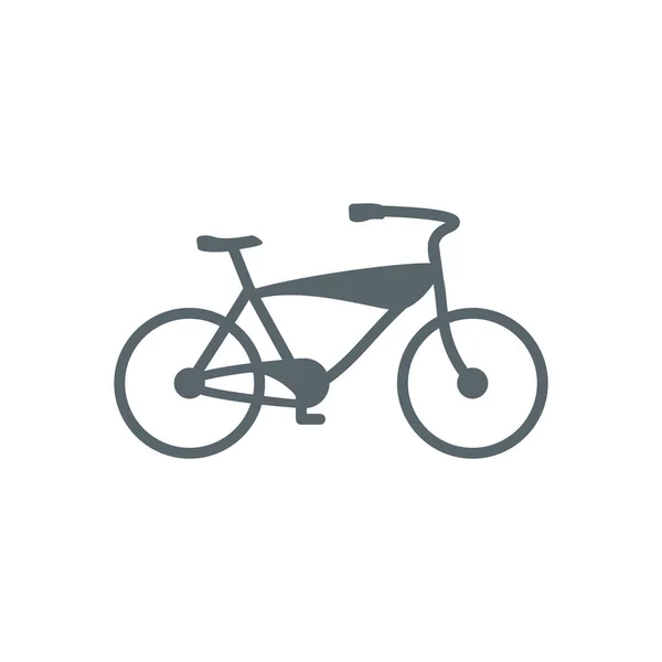 Design de vetor de ícone de bicicleta isolado — Vetor de Stock