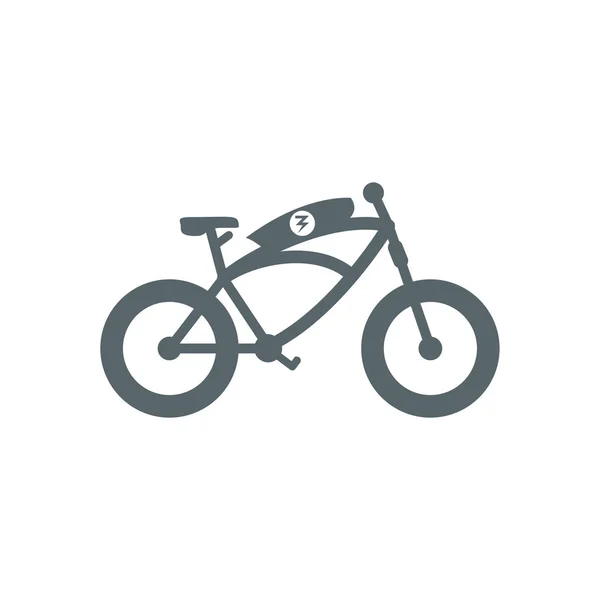 孤立的自行车图标矢量设计 — 图库矢量图片