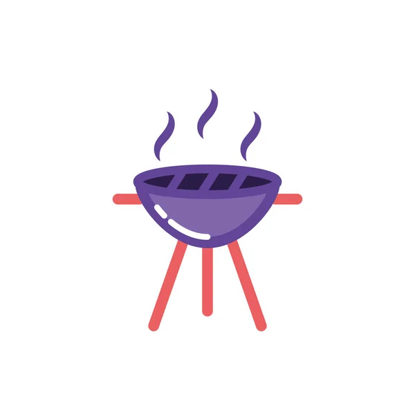 Conception vectorielle de barbecue isolé — Image vectorielle