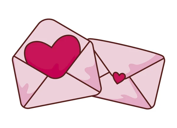 Κάρτα αγάπης με σχεδιασμό φορέα καρδιάς — Διανυσματικό Αρχείο