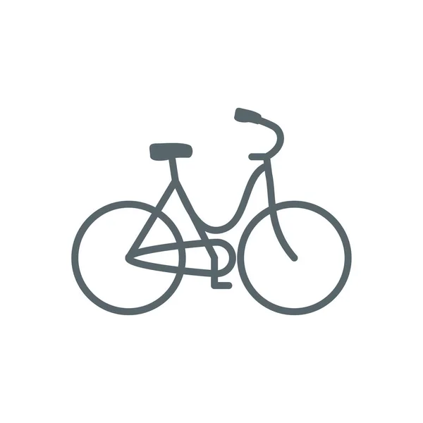 Geïsoleerde fiets pictogram vector ontwerp — Stockvector