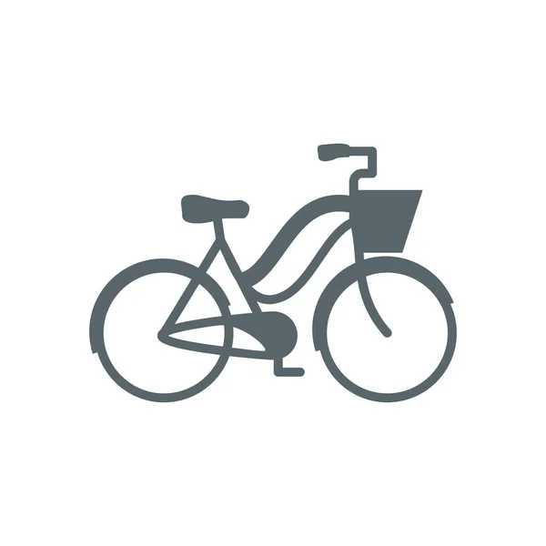 İzole edilmiş bisiklet simgesi vektör tasarımı — Stok Vektör