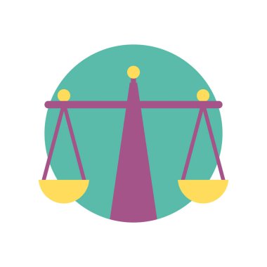 İzole edilmiş ölçekli yasa vektör tasarımı