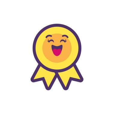Kawaii mühür karikatür vektör tasarımı