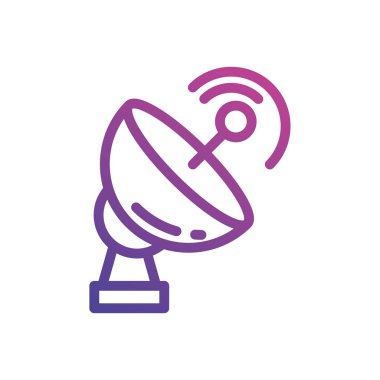 İzole edilmiş anten simgesi vektör tasarımı