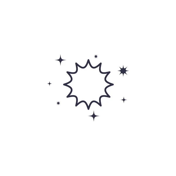 Isolated star shape vector design — Stock Vector