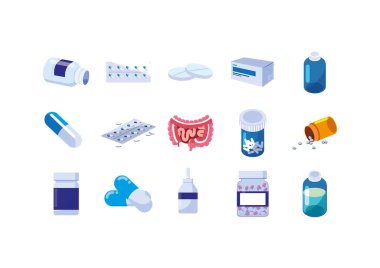 İzole edilmiş tıbbi bakım ikonu vektör tasarımı