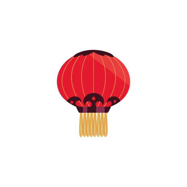 Ізольована китайська лампа Векторний дизайн — стоковий вектор