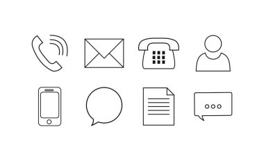 İzole iş ve ofis simgesi vektör dizaynı