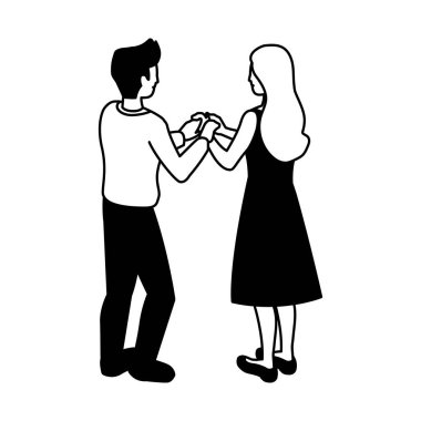 Beyaz arka planda duran insanların iş silueti