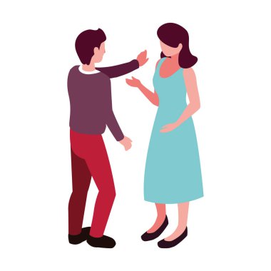 Beyaz arka planda duran iş adamları