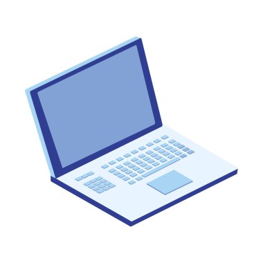 açık beyaz arka plan üstünde laptop