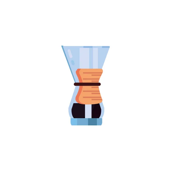 Isolerat kaffeglas vektor design — Stock vektor