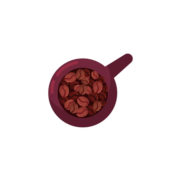 Izolovaný design vektoru hrníčku kávy — Stockový vektor