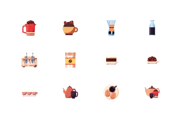 Isolated coffee icon set vector design — 스톡 벡터