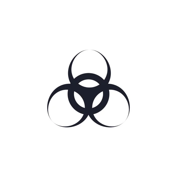 Isolato fabbrica biohazard icon vector design — Vettoriale Stock