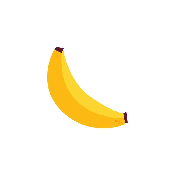 Geïsoleerd bananen fruit vector ontwerp — Stockvector