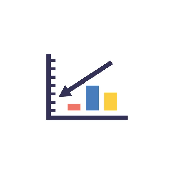 Isoliert verringern Workflow-Vektor-Design — Stockvektor