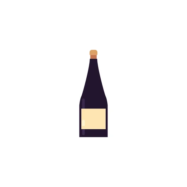 Izolovaný design vektoru láhve vína — Stockový vektor