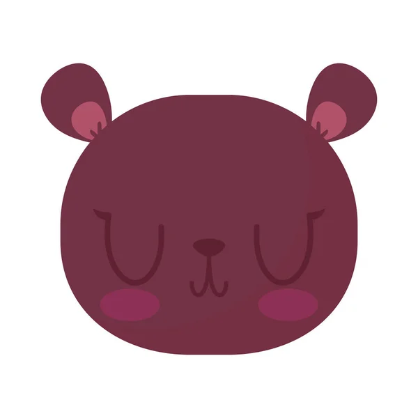 Lindo oso diseño de vectores de dibujos animados — Vector de stock