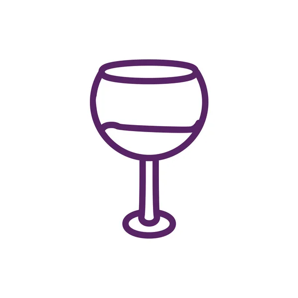 Векторная конструкция кубка вина — стоковый вектор