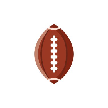Amerikan futbol topu vektör tasarımı