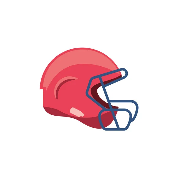 Diseño del vector casco de fútbol americano — Vector de stock