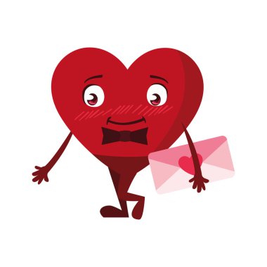 kalp kırmızısı, eller ve zarf, Sevgililer Günü kartı, afiş, poster, broşür, baskı için tasarım