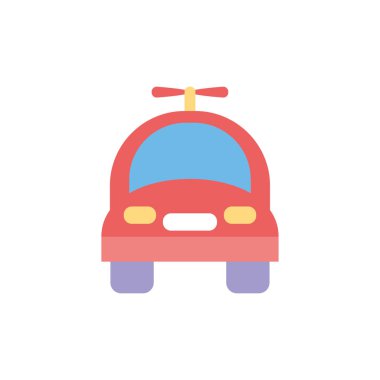 İzole araba oyuncak vektör tasarımı