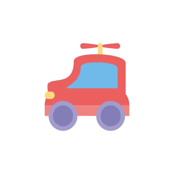 Design de vetor de brinquedo de carro isolado — Vetor de Stock