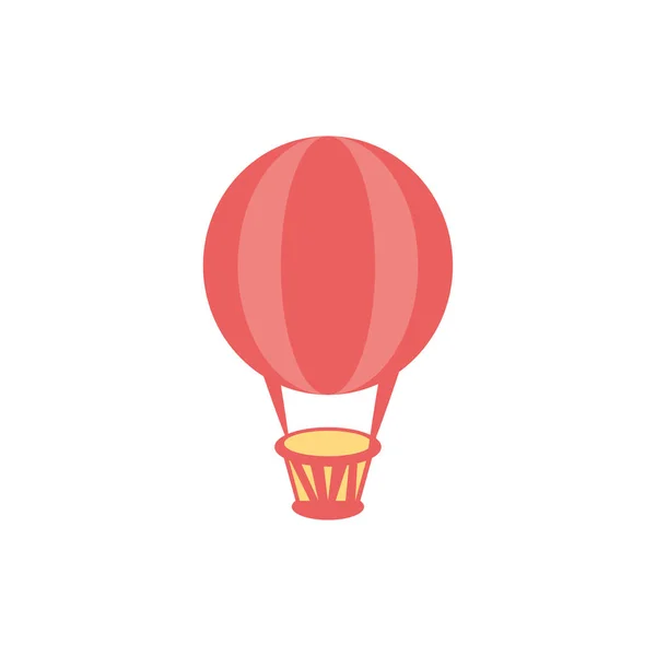 Isolated hot air balloon toy vector design — 图库矢量图片