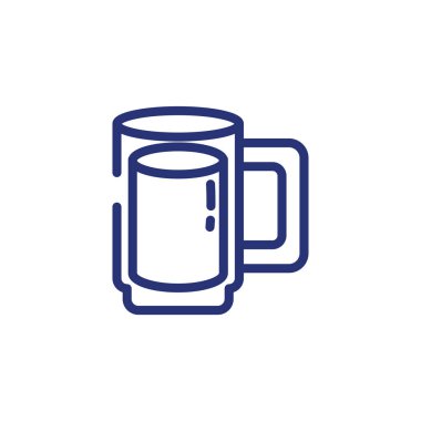 İzole edilmiş bira vektör tasarımı.