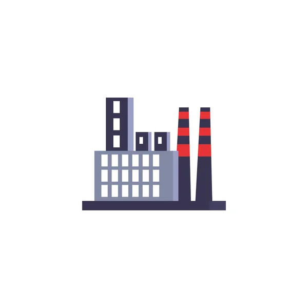 İzole edilmiş fabrika ikon vektör tasarımı — Stok Vektör