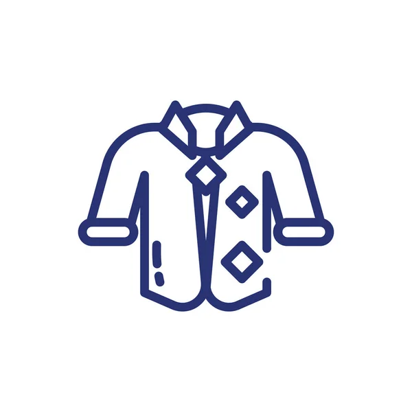 Isolado jaqueta ícone vetor design —  Vetores de Stock