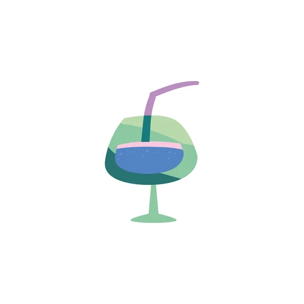 Diseño aislado del vector cóctel de alcohol — Archivo Imágenes Vectoriales