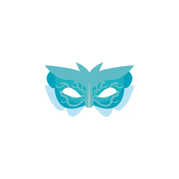 Isolierte blaue Party Maske Vektor-Design — Stockvektor