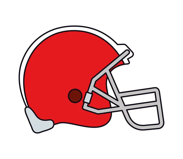 Americká fotbalová helma vektor design — Stockový vektor