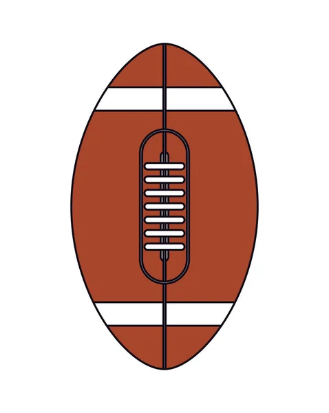 Conception vectorielle de ballon de football américain — Image vectorielle