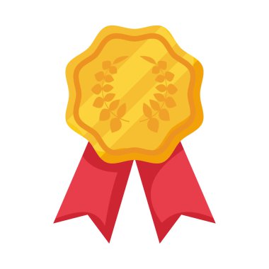 İzole edilmiş altın mühür vektör tasarımı