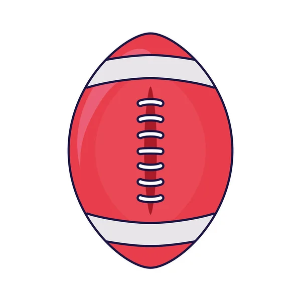 Football americano palla vettoriale design — Vettoriale Stock